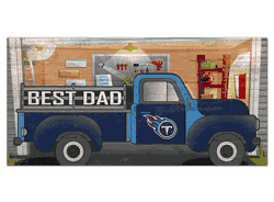 Tennessee Titans Best Dad Truck 6x12 Sign