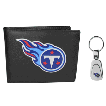 Tennessee Titans Bi-fold Wallet & Steel Key Chain