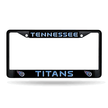 Tennessee Titans  Black Chrome Frame with Plastic Inserts 12