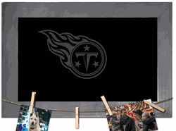 Tennessee Titans Blank Chalkboard with frame & clothespins 11x19 Sign