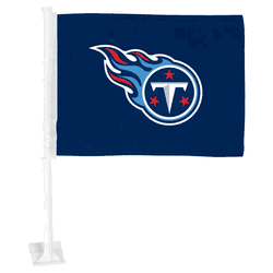 Tennessee Titans Car Flag Large 1pc 11" x 14"