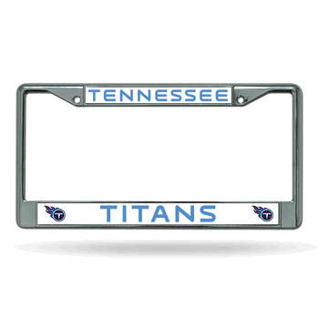 Tennessee Titans Standard Chrome Frame with Plastic Inserts 12