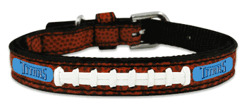 Tennessee Titans Classic Leather Toy Football Collar