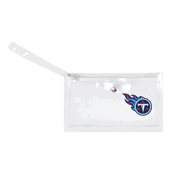 Tennessee Titans Clear Ticket Wristlet