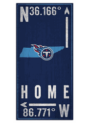 Tennessee Titans Coordinate 6x12 Sign