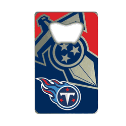 Tennessee Titans Credit Card Style Bottle Opener - 2 x 3.25