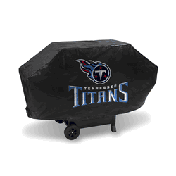 Tennessee Titans  Deluxe Vinyl Grill Cover - 68" Wide/Heavy Duty/Velcro Staps