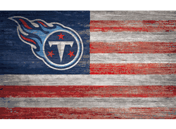 Tennessee Titans Distressed Flag 11x19