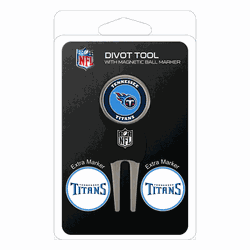 Tennessee Titans Divot Tool Pack - Signature tool w/ 3 markers