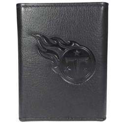 Tennessee Titans Embossed Leather Tri-fold Wallet