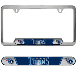 Tennessee Titans Embossed License Plate Frame, 6.25in x 12.25in