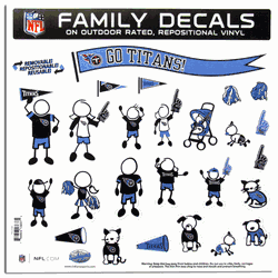 Tennessee Titans Family Decal Set Large