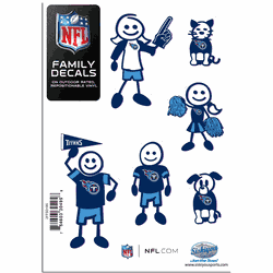 Tennessee Titans Family Decal Set Small