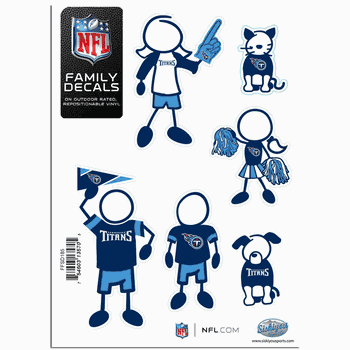 Tennessee Titans Family Decal Set Small