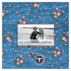 Tennessee Titans Floral 10x10 Frame