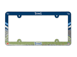 Tennessee Titans License Plate Frame Plastic Full Color Style