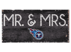 Tennessee Titans Mr & Mrs Sign