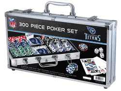 Tennessee Titans NFL 300pc Poker Set