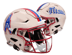 Tennessee Titans NFL Full Size SPEEDFLEX Authentic Speed Football Helmet RETRO