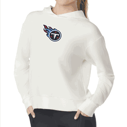 Tennessee Titans NFL Kadi Waffle Hoodie Coconut Cream Medium