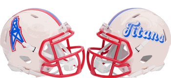 Tennessee Titans NFL Mini Speed Football Helmet RETRO