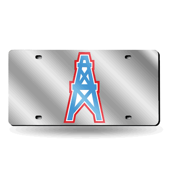 Tennessee Titans/Oilers Silver Afl Retro Laser Tag