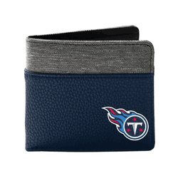 Tennessee Titans Pebble BiFold Wallet NAVY