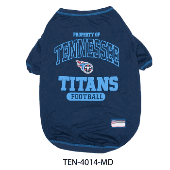 Tennessee Titans Pet Tee Shirt - Medium