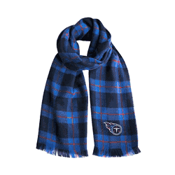 Tennessee Titans Plaid Blanket Scarf NV-RED
