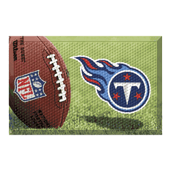 Tennessee Titans Rubber Scraper Door Mat