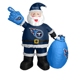 Tennessee Titans Santa Claus Yard Inflatable