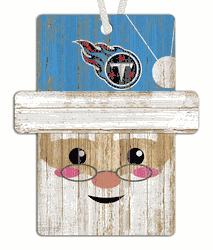 Tennessee Titans Santa Ornament