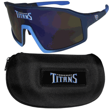 Tennessee Titans Shield Sunglasses with Case