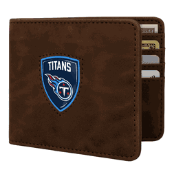 Tennessee Titans Shield Wallet - Brown