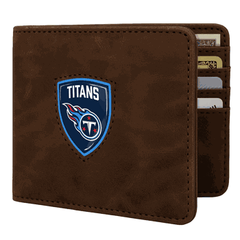 Tennessee Titans Shield Wallet - Brown