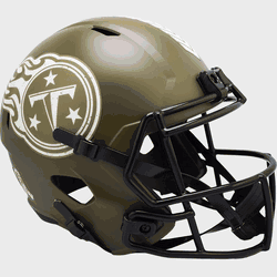 Tennessee Titans Speed Replica Full Size Football Helmet SALUTE TO SERVICE