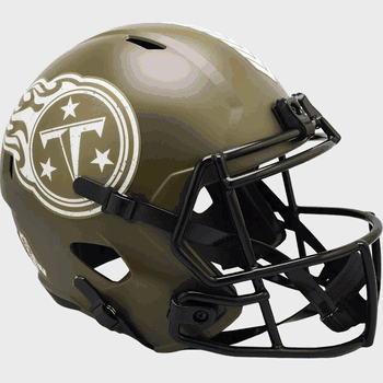 Tennessee Titans Speed Replica Full Size Football Helmet SALUTE TO SERVICE