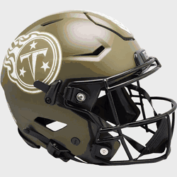 Tennessee Titans SpeedFlex Full Size Football Helmet SALUTE TO SERVICE