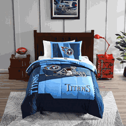 Tennessee Titans Status Bed In A Bag Twin