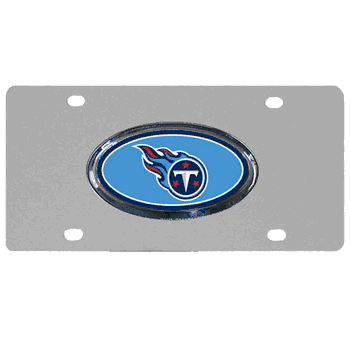 Tennessee Titans Steel License Plate, Dome