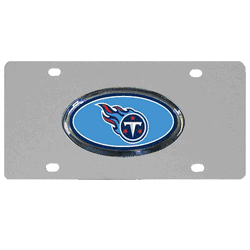 Tennessee Titans Steel License Plate, Dome