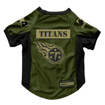 Tennessee Titans Valor Pet Stretch Jersey - Large