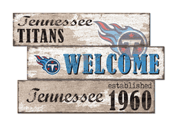 Tennessee Titans Welcome 3 Plank