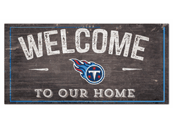Tennessee Titans Welcome Distressed 6 x 12