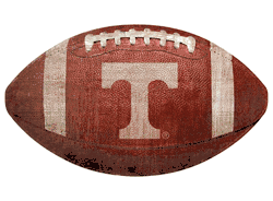Tennessee Volunteers 12" Football Shaped Sign