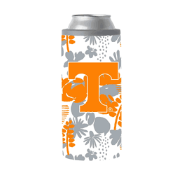 Tennessee Volunteers 12oz Floral Slim Can Coolie