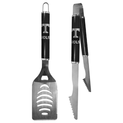 Tennessee Volunteers 2 pc Black Steel Tailgate BBQ Set
