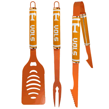 Tennessee Volunteers 3 pc Color BBQ Tools