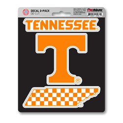 Tennessee Volunteers 3 Piece Decal Sticker Set