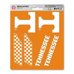 Tennessee Volunteers 6 Count Mini Decal Sticker Pack